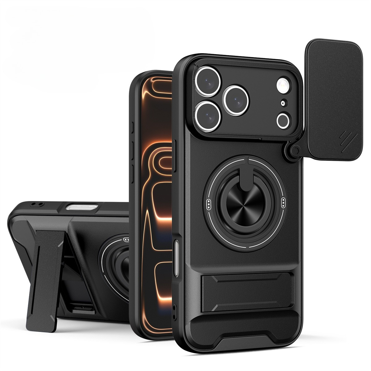 Phone Kickstand Ring - Capa de telefone magnética para iphone