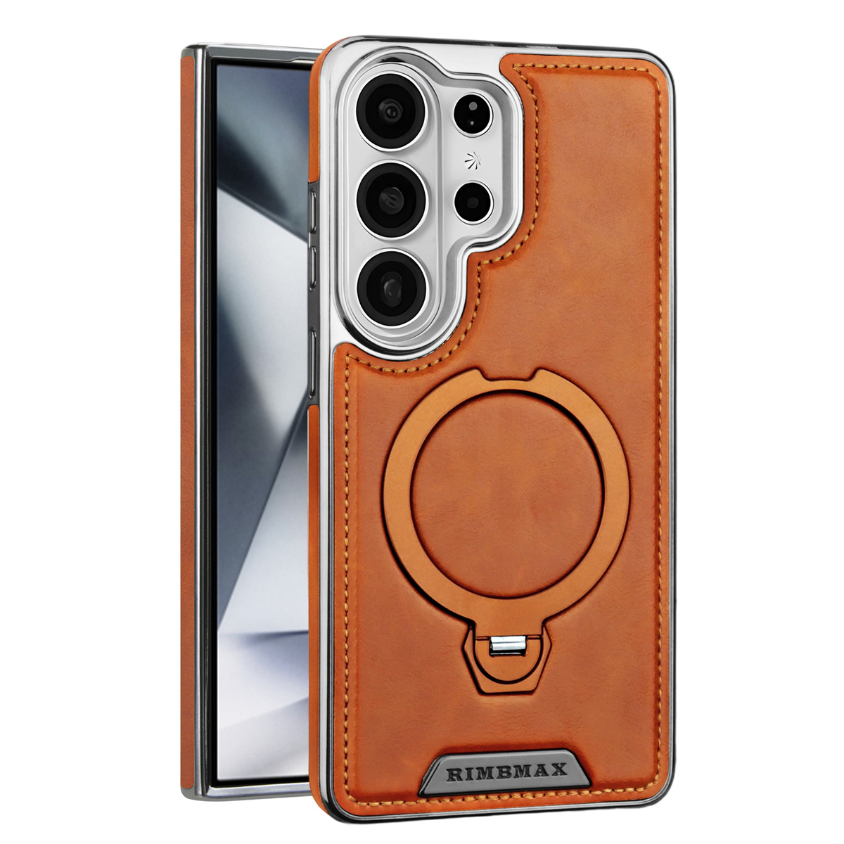 Phone Kickstand Ring - Capa de Telefone em Couro PU