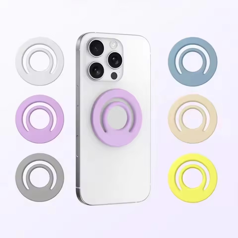 Phone Accessories Useful - Suporte de silicone magnético anel de