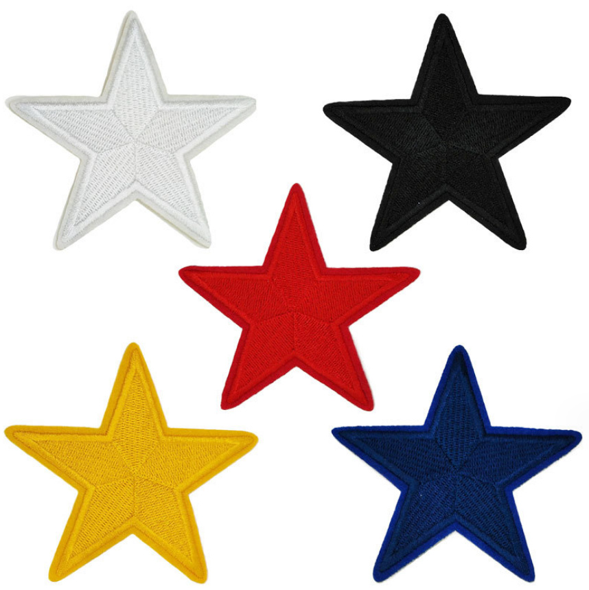Phone Accessories Pictures - 10 pçs 9.4cm grande estrela bordado