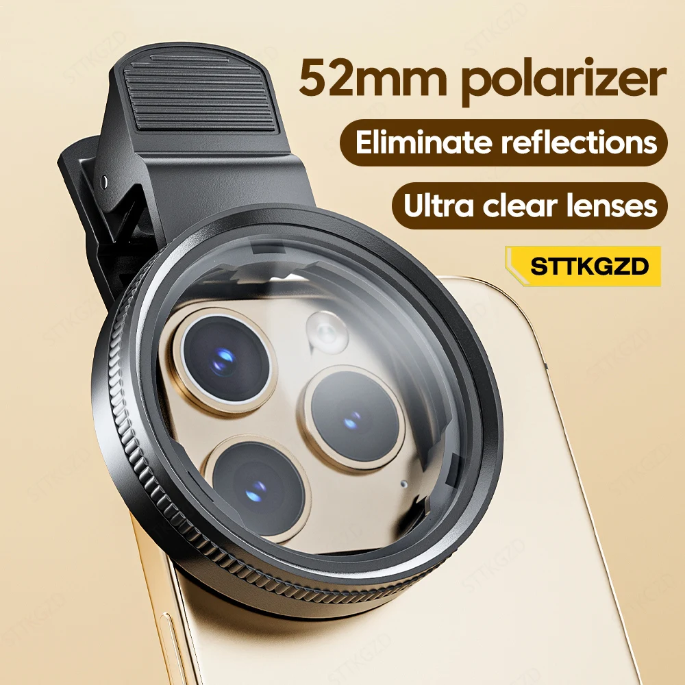Phone Accessories Useful - Novo 52mm cpl filtro de lente