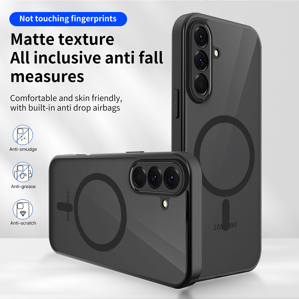 Capa de telefone fosca para sa - Phone Accessories Online Store avaliação e preço