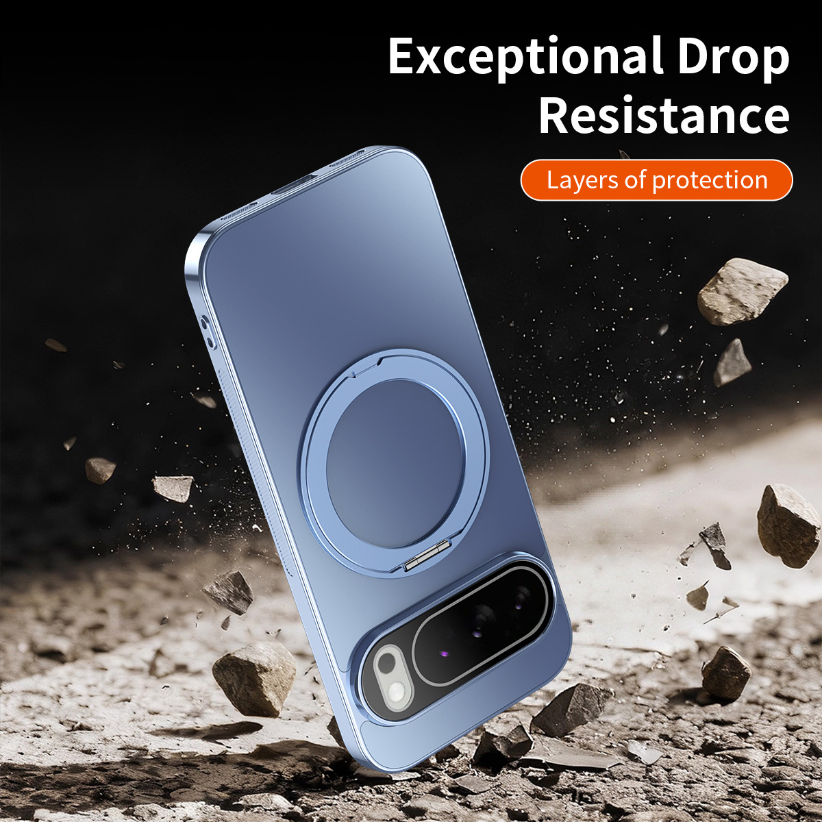 360 °   Capa Magnética com Sup - Phone Kickstand Ring avaliação e preço