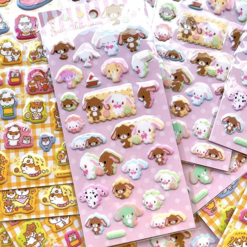Novos Adesivos 3D Sanrio Usaha - Phone Accessories Toys avaliação e preço