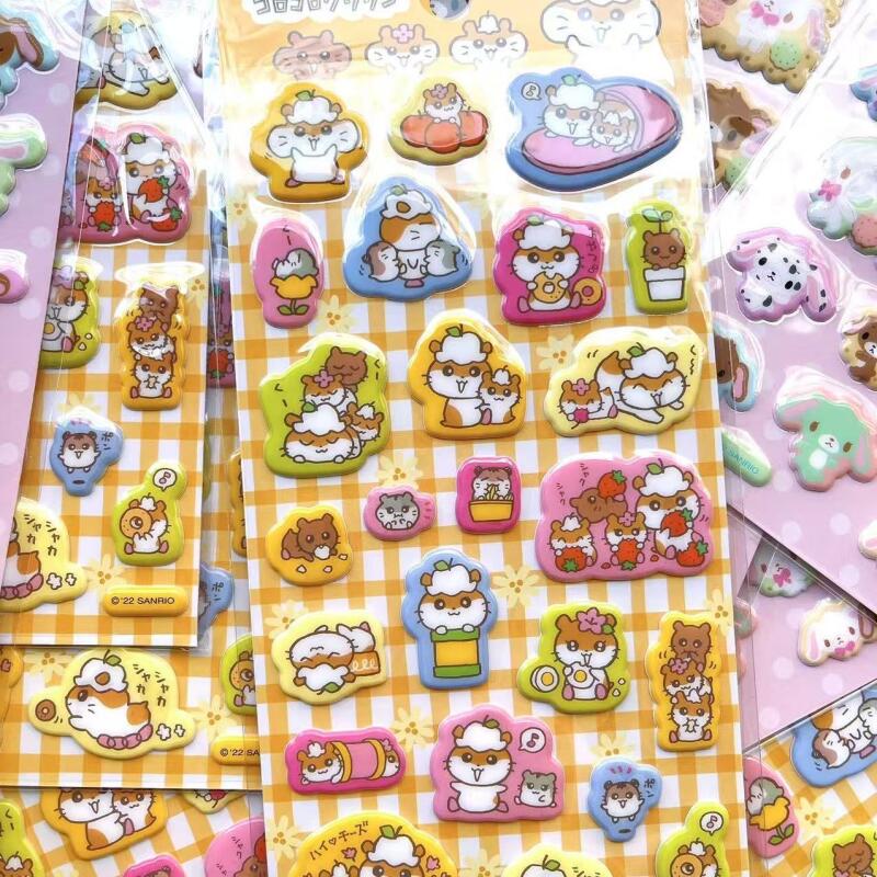 Novos Adesivos 3D Sanrio Usaha - Phone Accessories Toys avaliação e preço