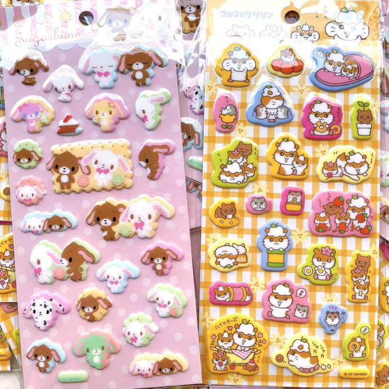 Novos Adesivos 3D Sanrio Usaha - Phone Accessories Toys avaliação e preço