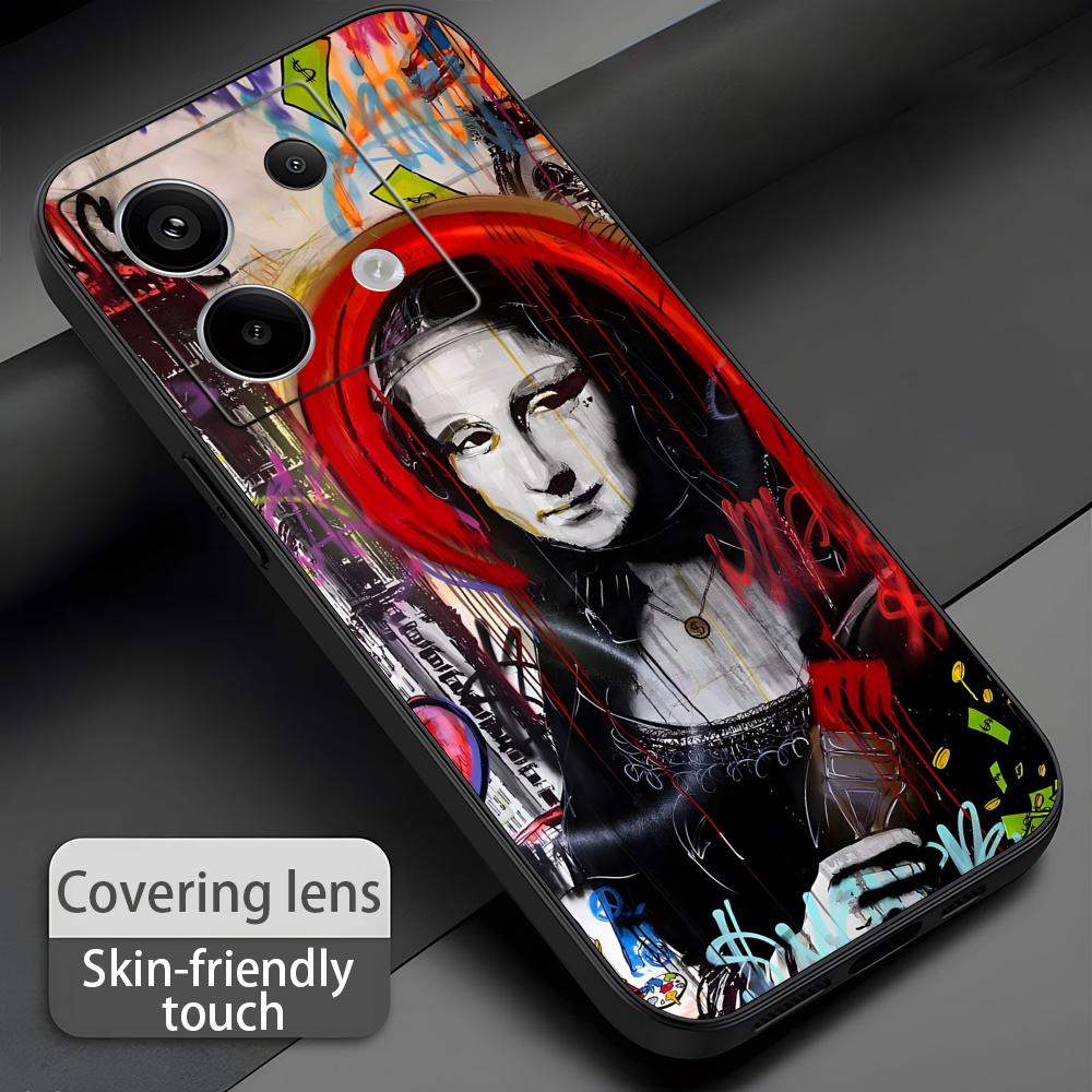 Banksy graffiti arte caso de t - Xiaomi Redmi Note 13 avaliação e preço