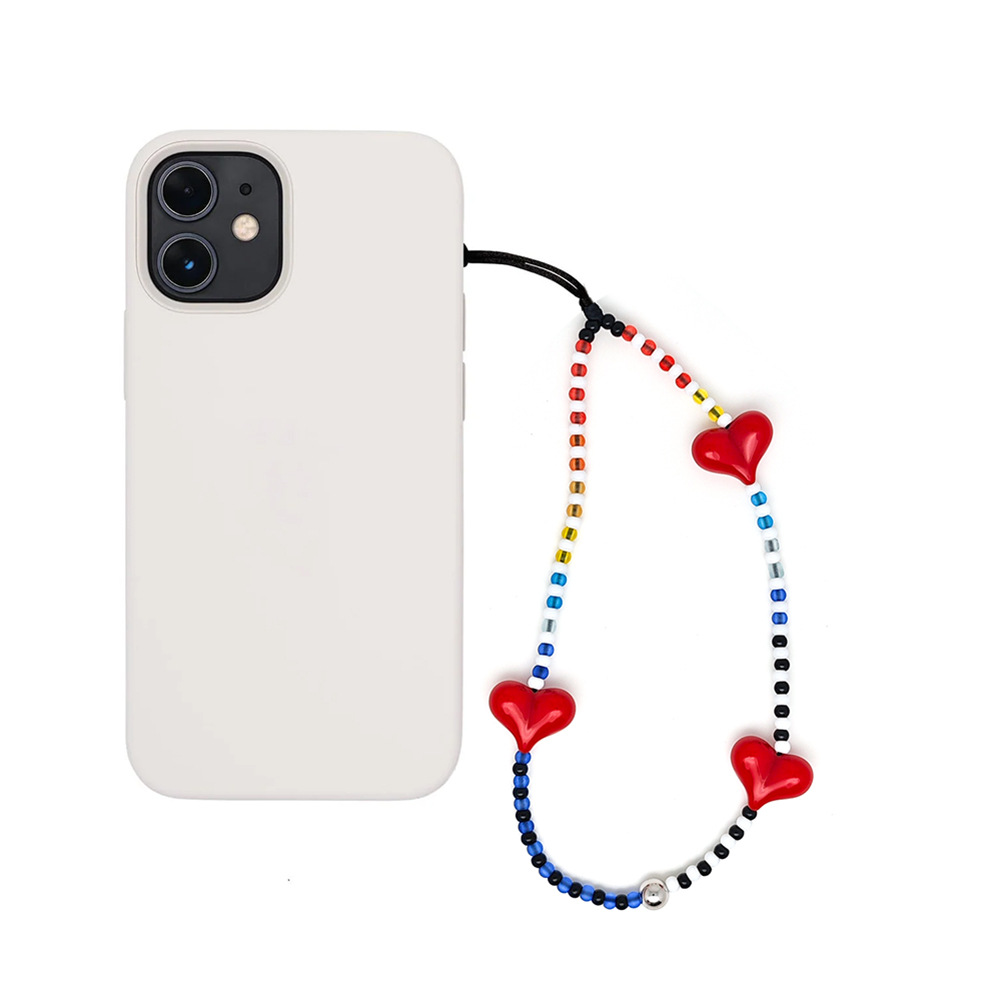 Herook y2k frisado coração tel - Phone Accessories For Teen Girls avaliação e preço