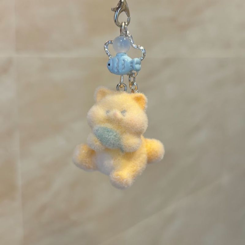 Chaveiro de pelúcia fofo de ga - Phone Accessories Design avaliação e preço