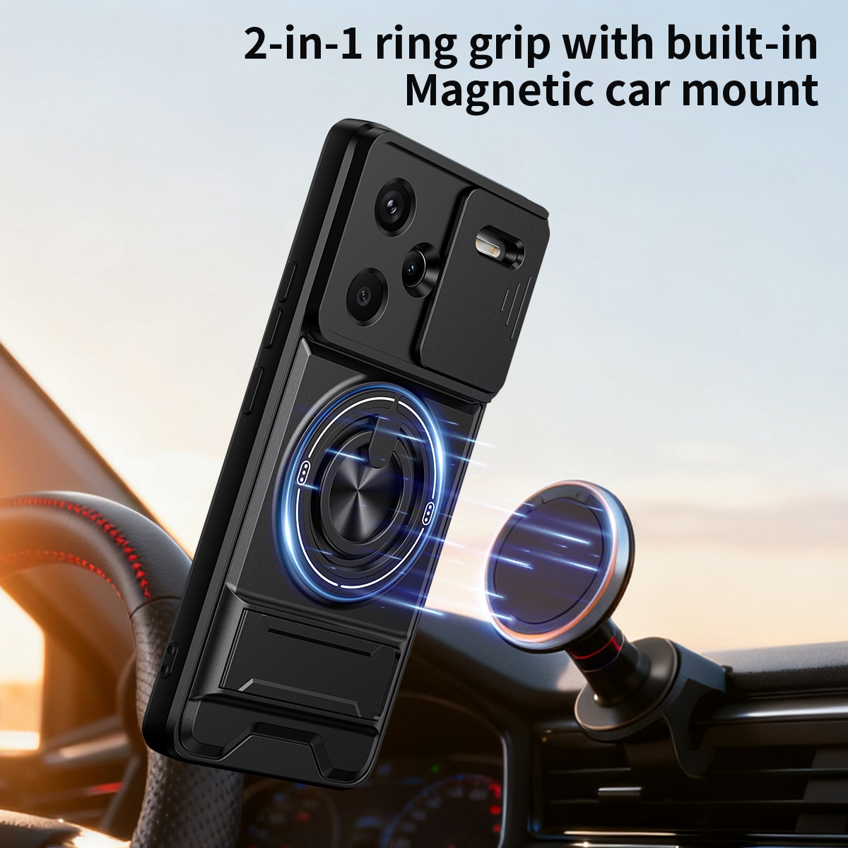 Lente slide câmera caso de tel - Phone Kickstand Ring avaliação e preço
