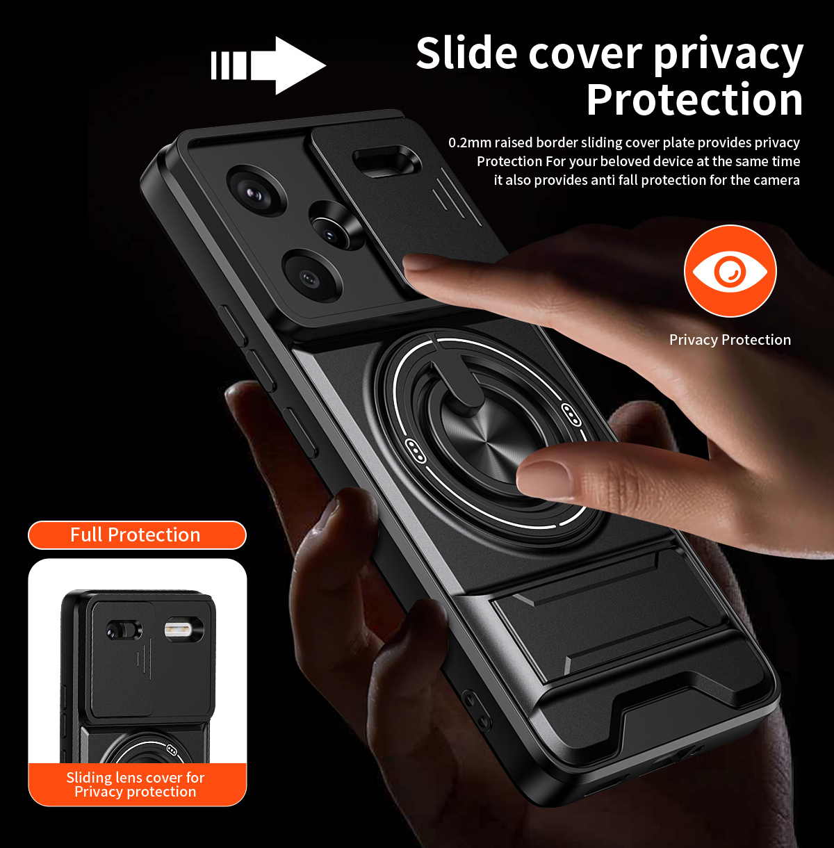 Lente slide câmera caso de tel - Phone Kickstand Ring avaliação e preço
